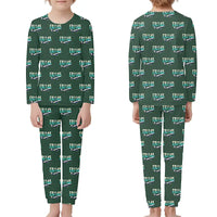 Thumbnail for Embraer ERJ145 - Children Pajamas - Original Pattern - Dark Green
