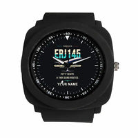 Thumbnail for Embraer ERJ145 - Original + Name - Rubber Strap - Black