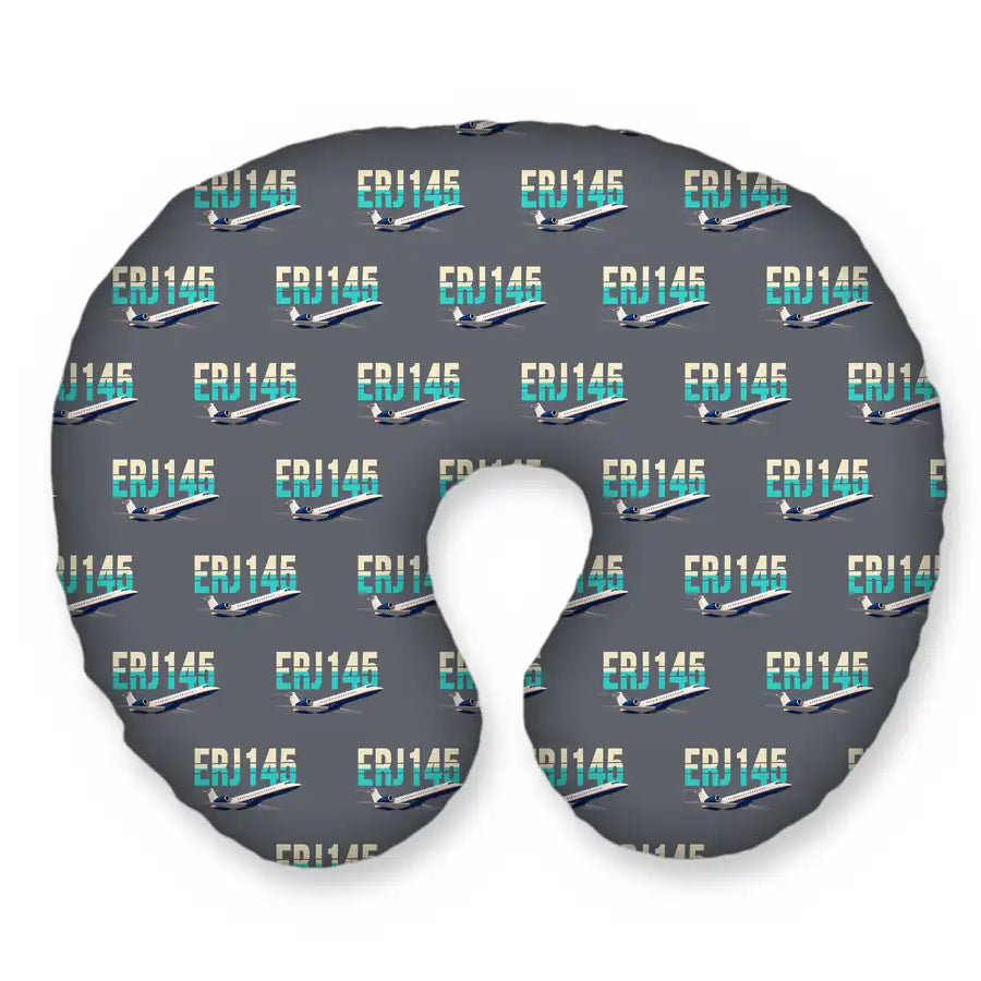 Embraer ERJ145 - Original Seamless - Travel Pillow - Grey