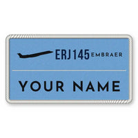 Thumbnail for Embraer ERJ145 Patches - Rectangle + Name - Sky Navy