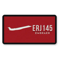 Thumbnail for Embraer ERJ145 Patches - Rectangle - Red White