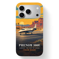 Thumbnail for Embraer Phenom 300E - 3D + Name - MagSafe iPhone 17 Pro - Black