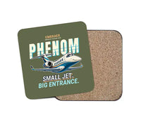 Thumbnail for Embraer Phenom 300E - Cartoon - Coaster - Green Army