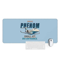 Thumbnail for Embraer Phenom 300E - Cartoon - Desk Mat - Light Blue