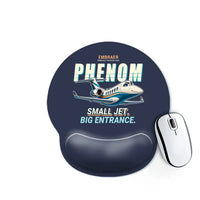 Thumbnail for Embraer Phenom 300E - Cartoon - Ergonomic Mouse Pad - Navy Blue