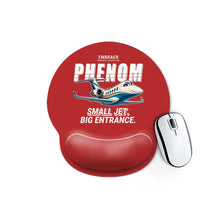 Thumbnail for Embraer Phenom 300E - Cartoon - Ergonomic Mouse Pad - Red