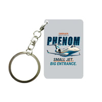 Thumbnail for Embraer Phenom 300E - Cartoon - Key Chain - Light Gray