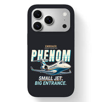Thumbnail for Embraer Phenom 300E - Cartoon - MagSafe iPhone 17 Pro - Black