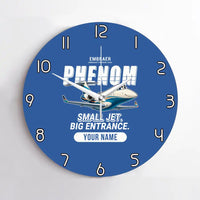 Thumbnail for Embraer Phenom 300E - Cartoon + Name - No Frame - Blue