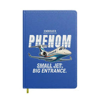 Thumbnail for Embraer Phenom 300E - Cartoon - Notebook - Blue