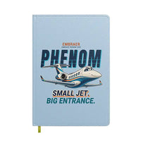 Thumbnail for Embraer Phenom 300E - Cartoon - Notebook - Light Blue
