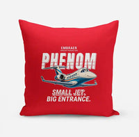 Thumbnail for Embraer Phenom 300E - Cartoon - Pillow - Red