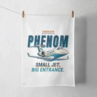 Thumbnail for Embraer Phenom 300E - Cartoon - Towel - White