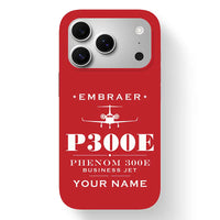 Thumbnail for Embraer Phenom 300E - Heritage + Name - MagSafe iPhone 17 Pro - Red