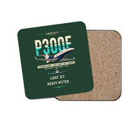 Thumbnail for Embraer Phenom 300E - Original - Coaster - Dark Green