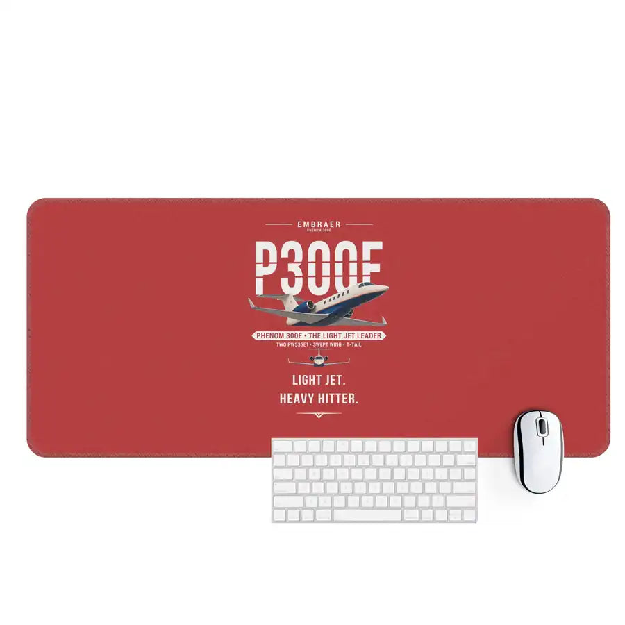 Embraer Phenom 300E - Original - Desk Mat - Red