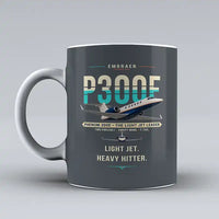 Thumbnail for Embraer Phenom 300E - Original - Mug - Gray