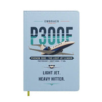 Thumbnail for Embraer Phenom 300E - Original - Notebook - Light Blue