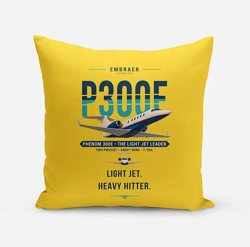 Embraer Phenom 300E - Original - Pillow - Yellow