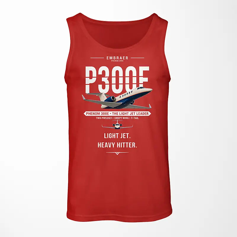 Embraer Phenom 300E - Original - Tank Top - Red