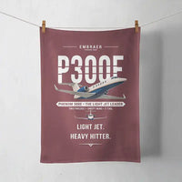 Thumbnail for Embraer Phenom 300E - Original - Towel - Dark Red