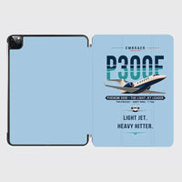 Thumbnail for Embraer Phenom 300E - Original - iPad Case - Light Blue