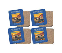 Thumbnail for Embraer Phenom 300E - Poster - Coaster Set - Blue
