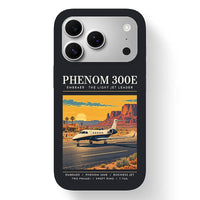 Thumbnail for Embraer Phenom 300E - Poster - MagSafe iPhone 17 Pro - Black