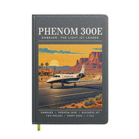Thumbnail for Embraer Phenom 300E - Poster - Notebook - Gray