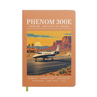 Thumbnail for Embraer Phenom 300E - Poster - Notebook - Orange