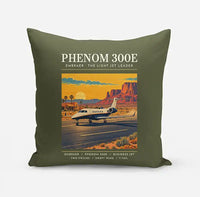 Thumbnail for Embraer Phenom 300E - Poster - Pillow - Green Army