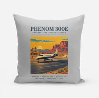 Thumbnail for Embraer Phenom 300E - Poster - Pillow - Light Gray