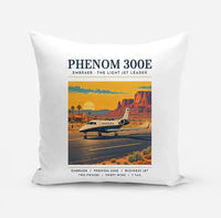 Thumbnail for Embraer Phenom 300E - Poster - Pillow - White