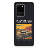 Thumbnail for Embraer Phenom 300E - Poster - Samsung Case - Black