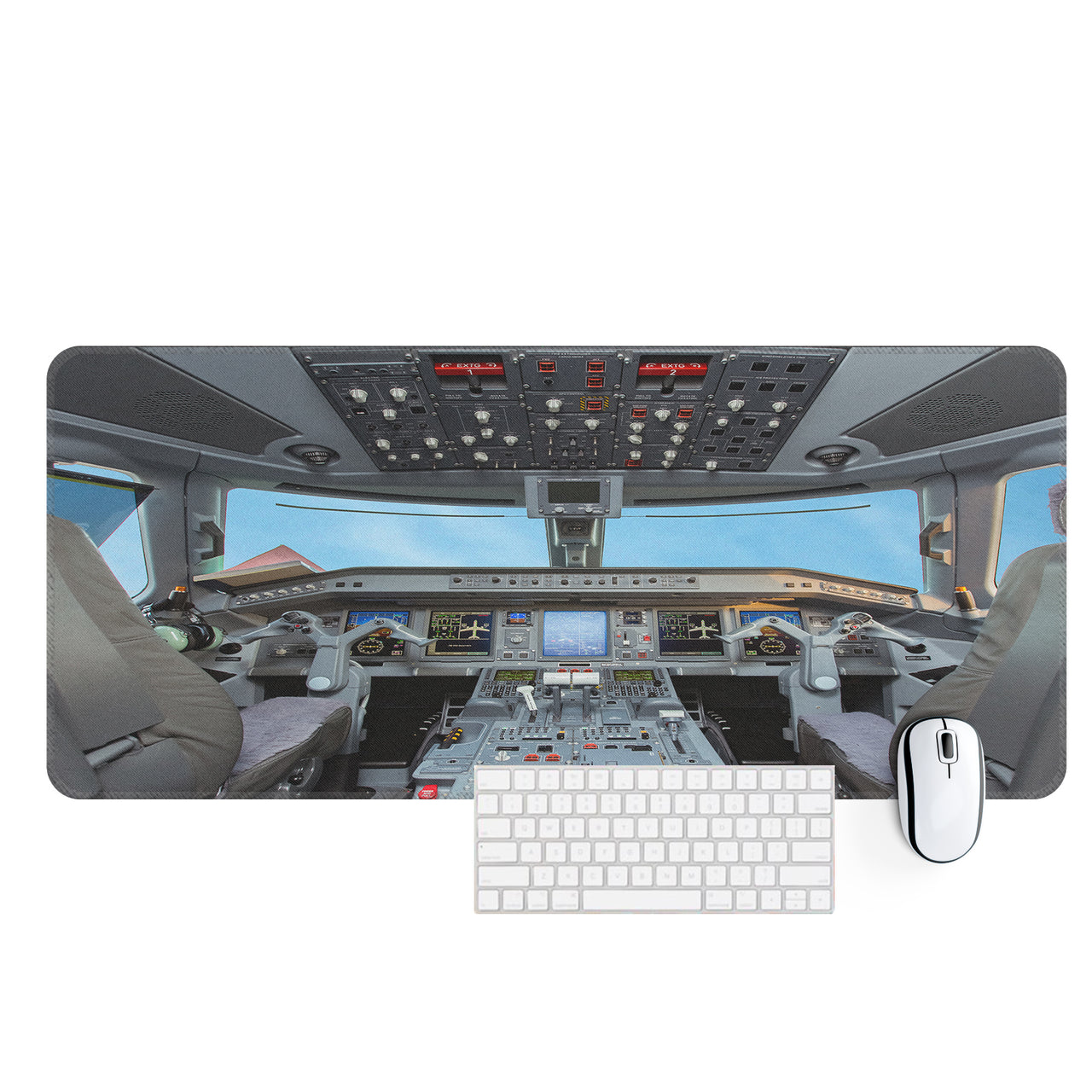 Embraer E190 Cockpit Designed Desk Mats