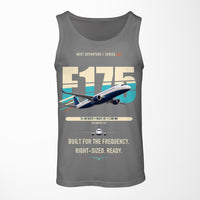 Thumbnail for Embraer E175 design on gray tank top