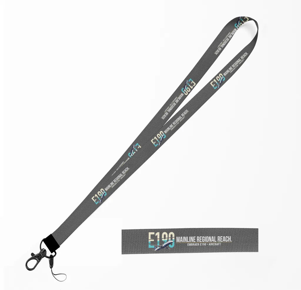 Embraer E190 lanyard - gray