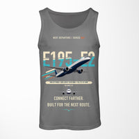 Thumbnail for Embraer E195-E2 design on gray tank top