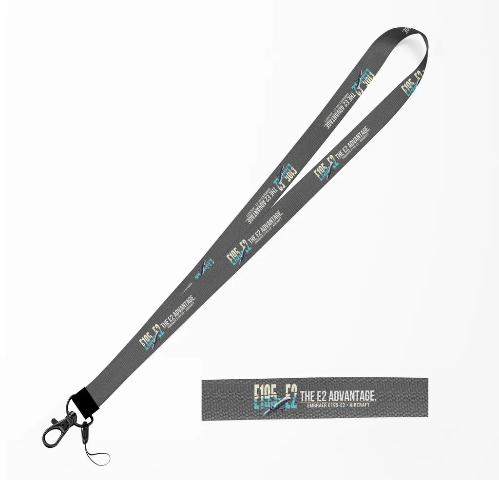 Embraer E195-E2 lanyard - gray