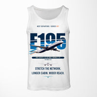 Thumbnail for Embraer E195 design on white tank top