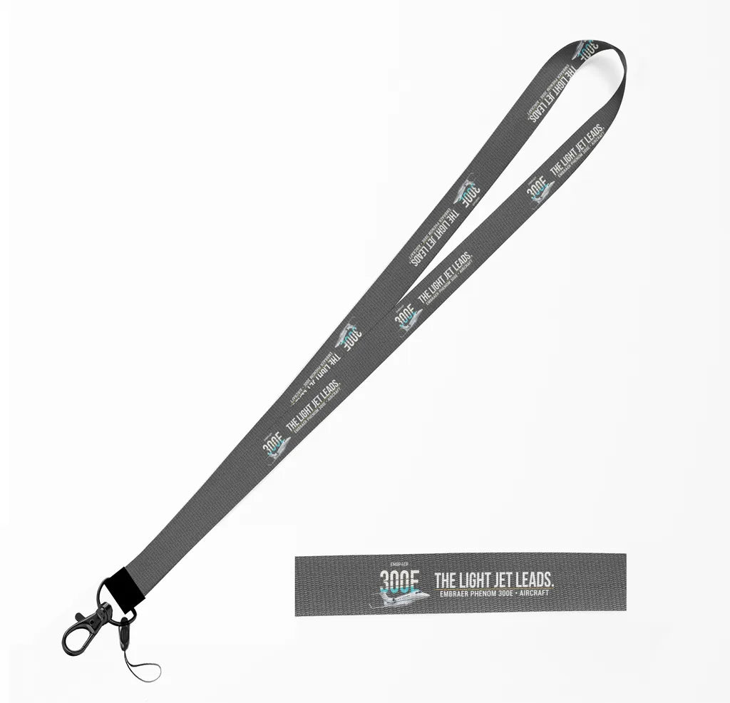Embraer Phenom 300E lanyard - gray