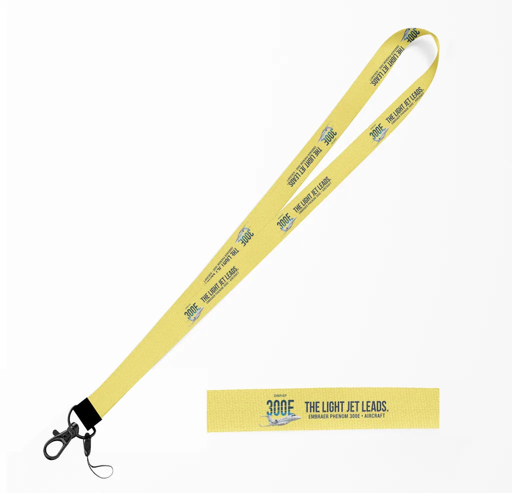 Embraer Phenom 300E lanyard - yellow