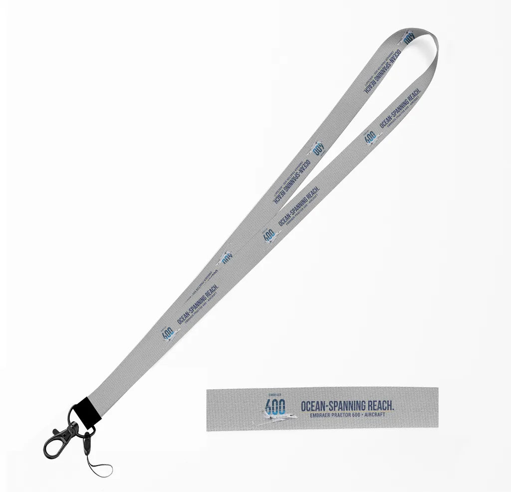 Embraer Praetor 600 lanyard - light gray