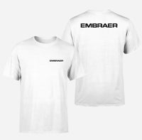 Thumbnail for Embraer & Text design on white double side