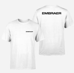 Double-Side Printing — Embraer & Text Double-Side T-Shirt