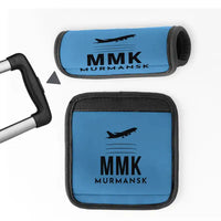 Thumbnail for Emperor Nicholas II Murmansk Airport (MMK) Luggage Handle Covers - Sky Blue