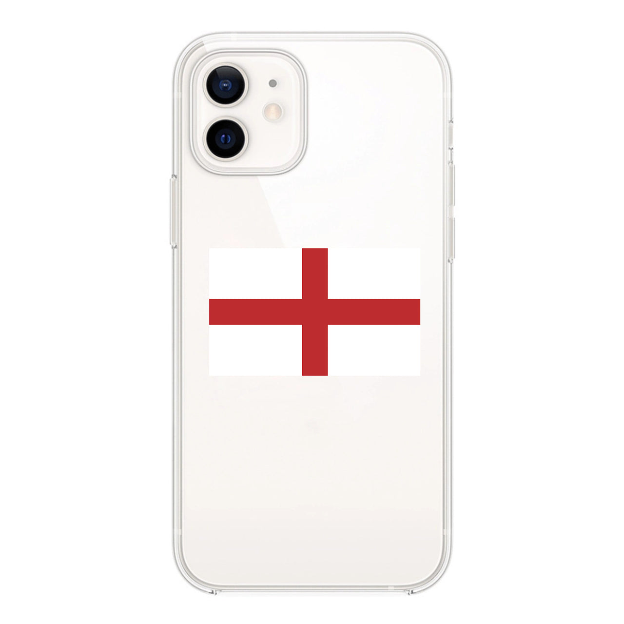 England Designed Transparent Silicone iPhone Cases