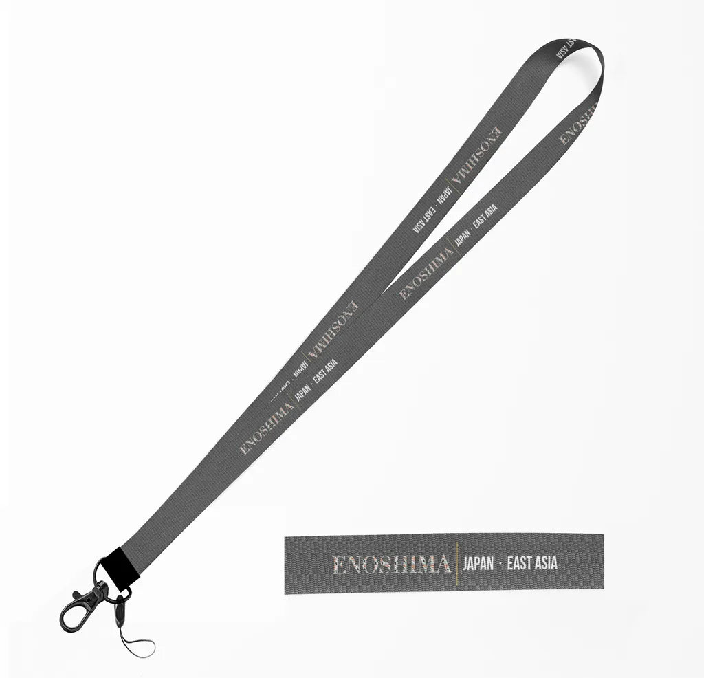 Enoshima City Series lanyard - gray