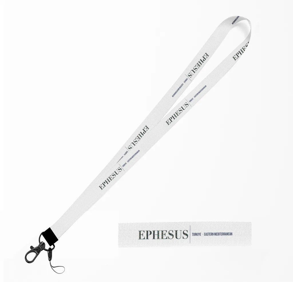 Ephesus City Series lanyard - white