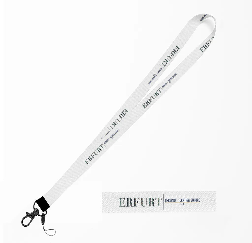 Erfurt City Series lanyard - white